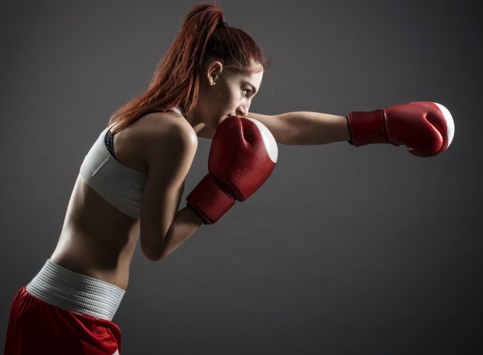Wallpaper Boxing gloves, girl, boxing, 4K, Sport 4192617080